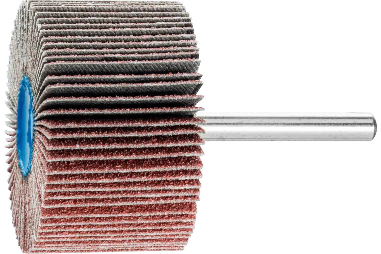 Picture of Pferd Mounted Flap Wheel, 2" X 1-1/2, 60 Grit, 1/4" Shank, Aluminum Oxide